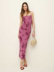 Reformation Elise Knit Dress - Hothouse Rose