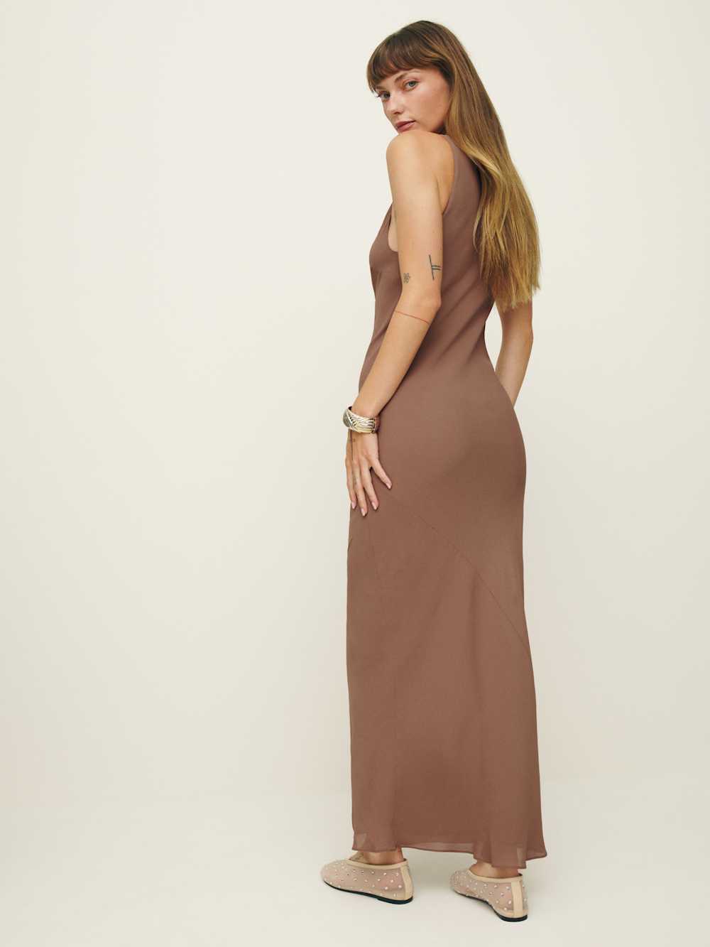 Reformation Siana Dress - Mink