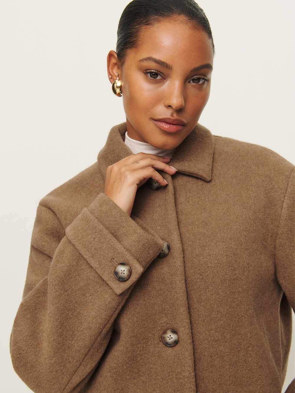 Reformation Enzo Jacket - Tan