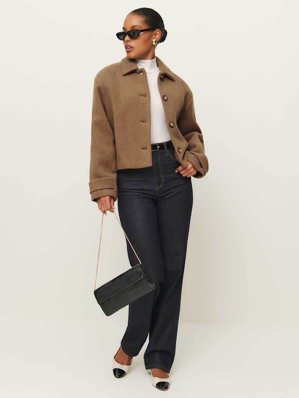 Reformation Enzo Jacket - Tan