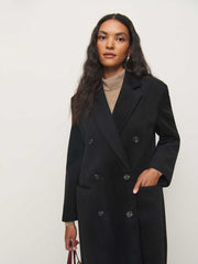 Reformation Lucas Coat - Black