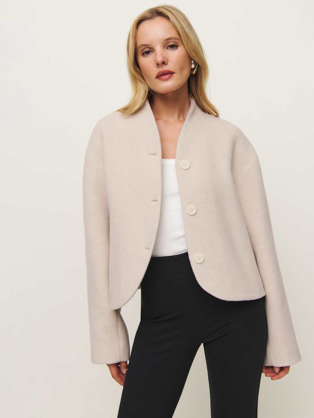 Reformation Owen Jacket - Cream