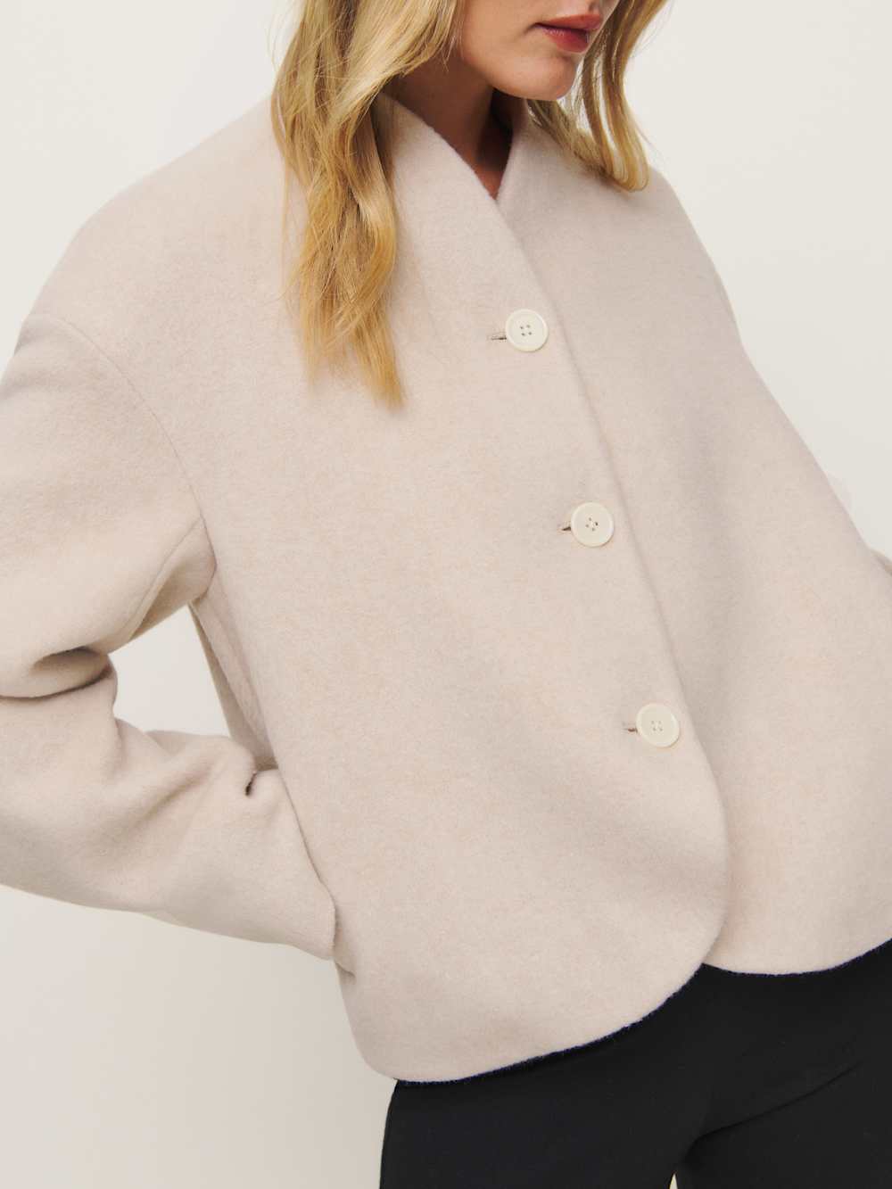 Reformation Owen Jacket - Cream