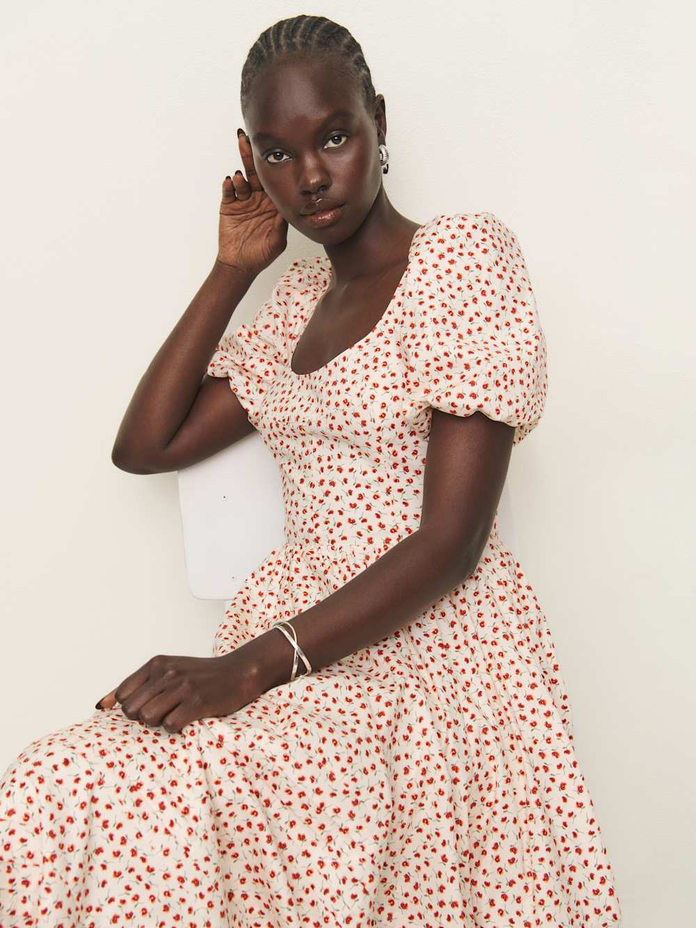 Reformation Everlyn Dress - Fresa
