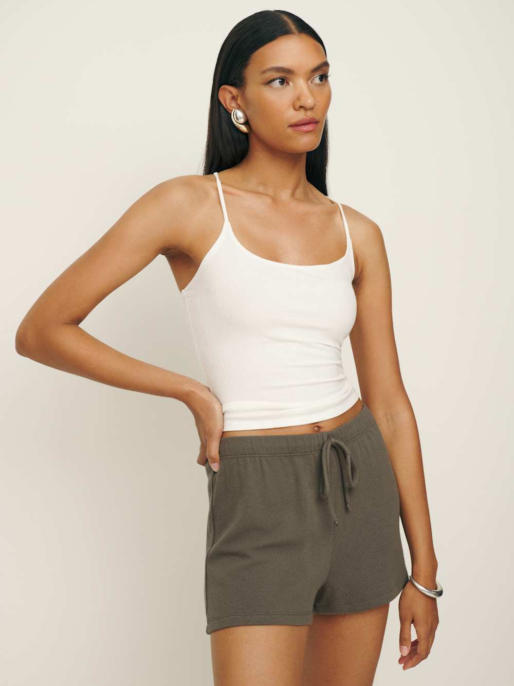 Reformation Olina Knit Short - Poppyseed