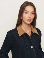 Reformation Archer Denim Jacket - Ondine