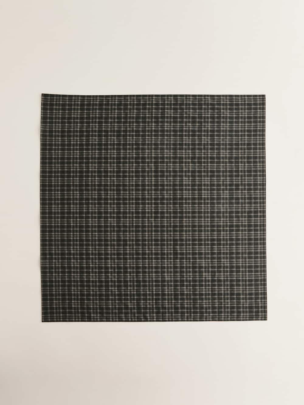 Reformation Hattie Headscarf - Taupe Check