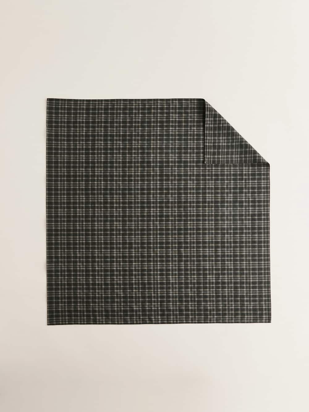 Reformation Hattie Headscarf - Taupe Check