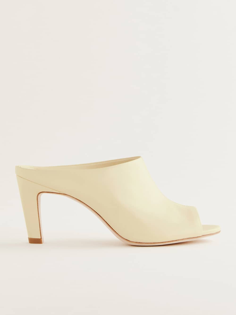 Reformation Lydia Heeled Sandal - Parmesan Leather