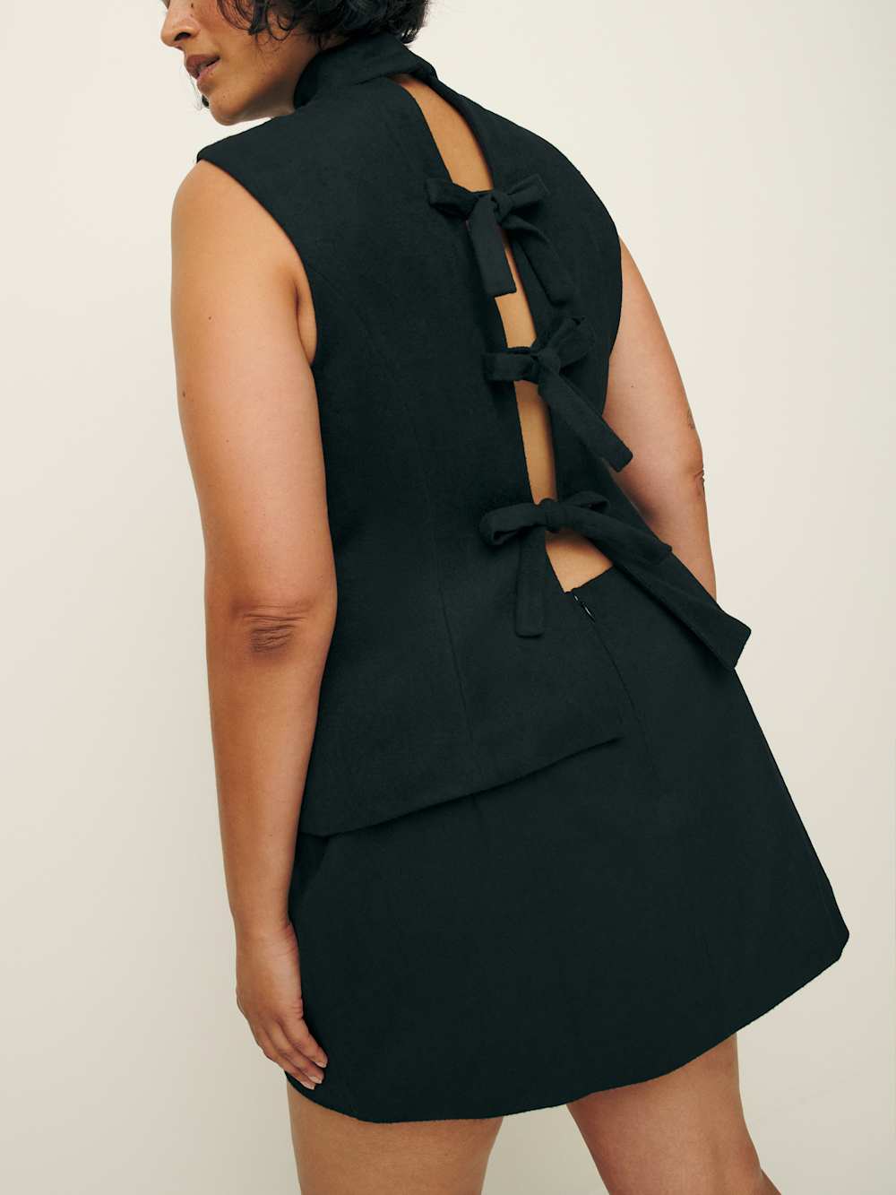 Reformation Buxton Skirt Es - Black
