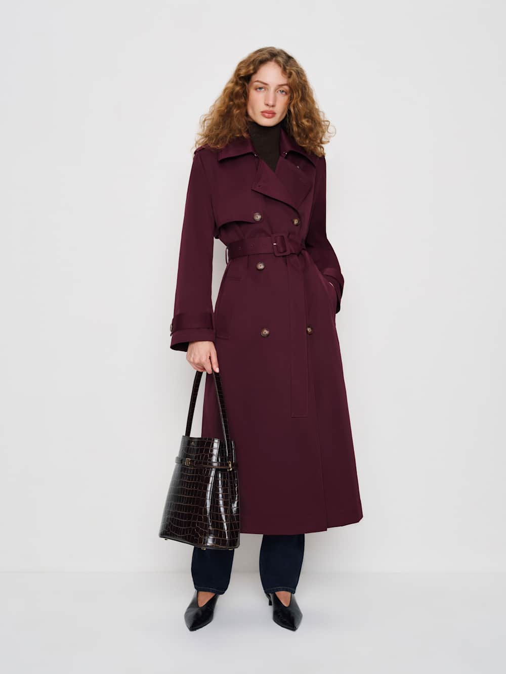 Reformation Matteo Trench - Wine