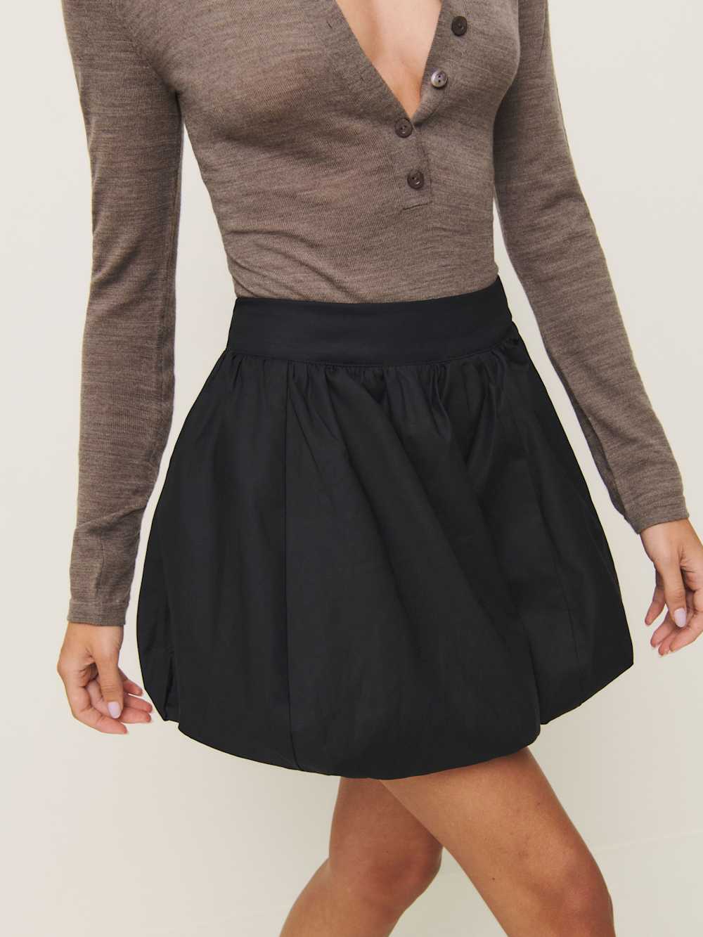 Reformation Brynn Skirt - Black