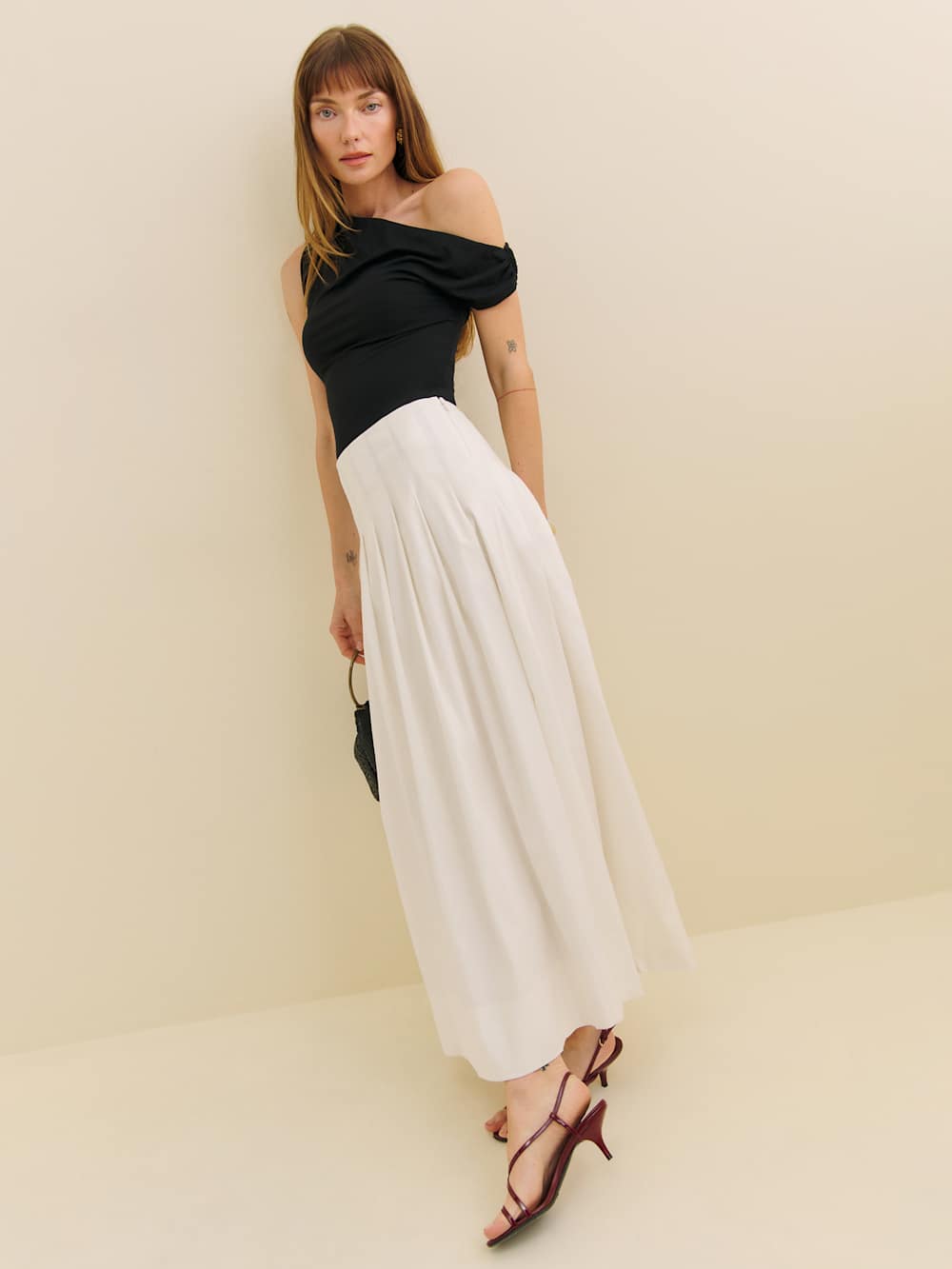 Reformation Belle Knit Top - Black