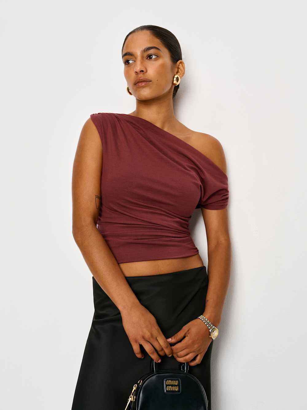 Reformation Belle Knit Top - Chianti