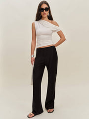 Reformation Belle Knit Top - Fior Di Latte