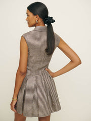 Reformation Arella Linen Dress - Tartine Check