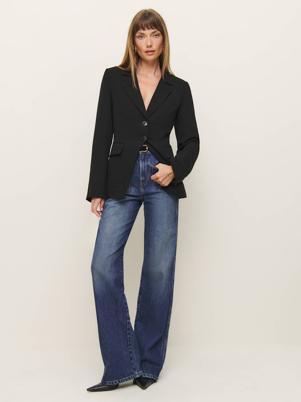 Reformation Bondi Blazer - Black