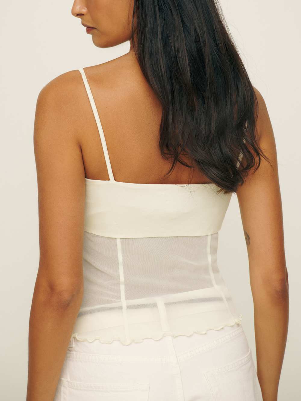 Reformation Milly Knit Top - Fior Di Latte