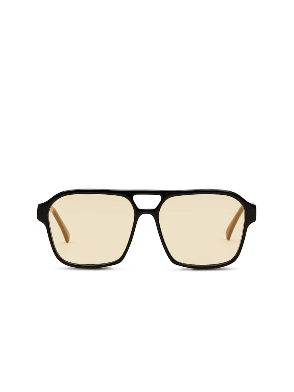 Reformation Brune Sunglasses - Black/yellow