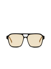 Reformation Brune Sunglasses - Black/yellow