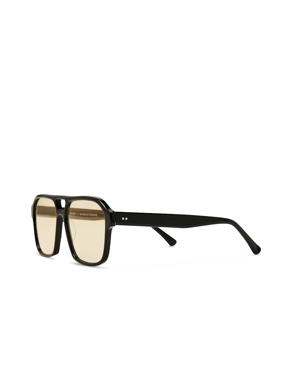 Reformation Brune Sunglasses - Black/yellow