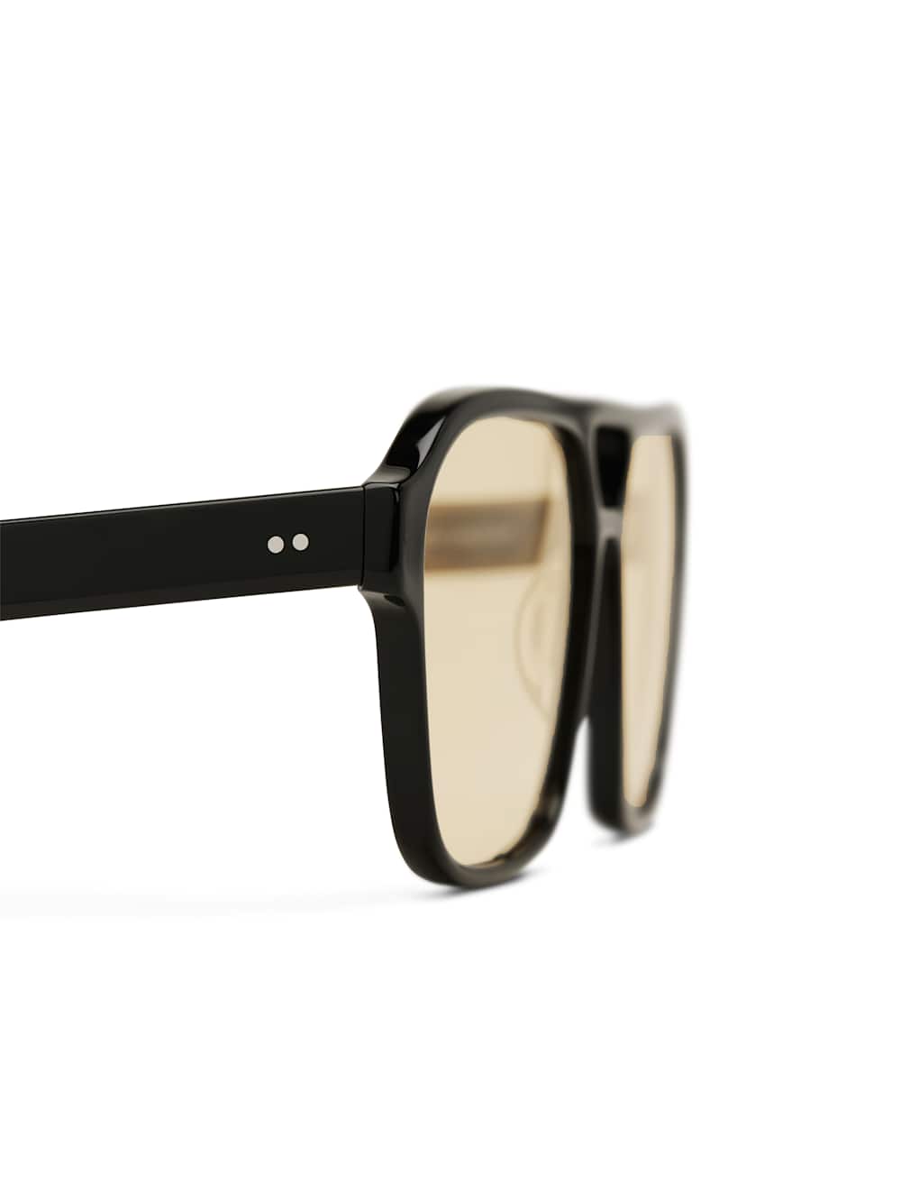 Reformation Brune Sunglasses - Black/yellow
