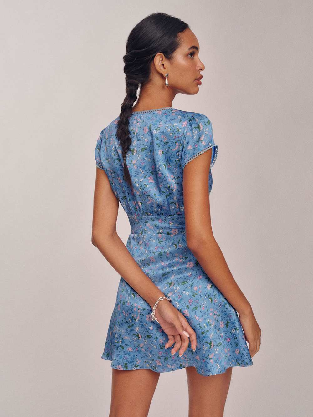 Reformation Amellia Silk Dress - Dane