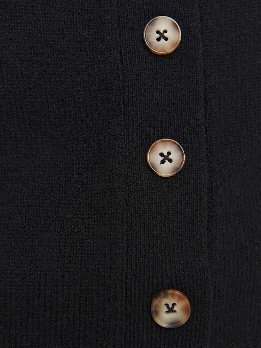 Reformation Karina Regenerative Wool Scoop Neck Cardigan - Black