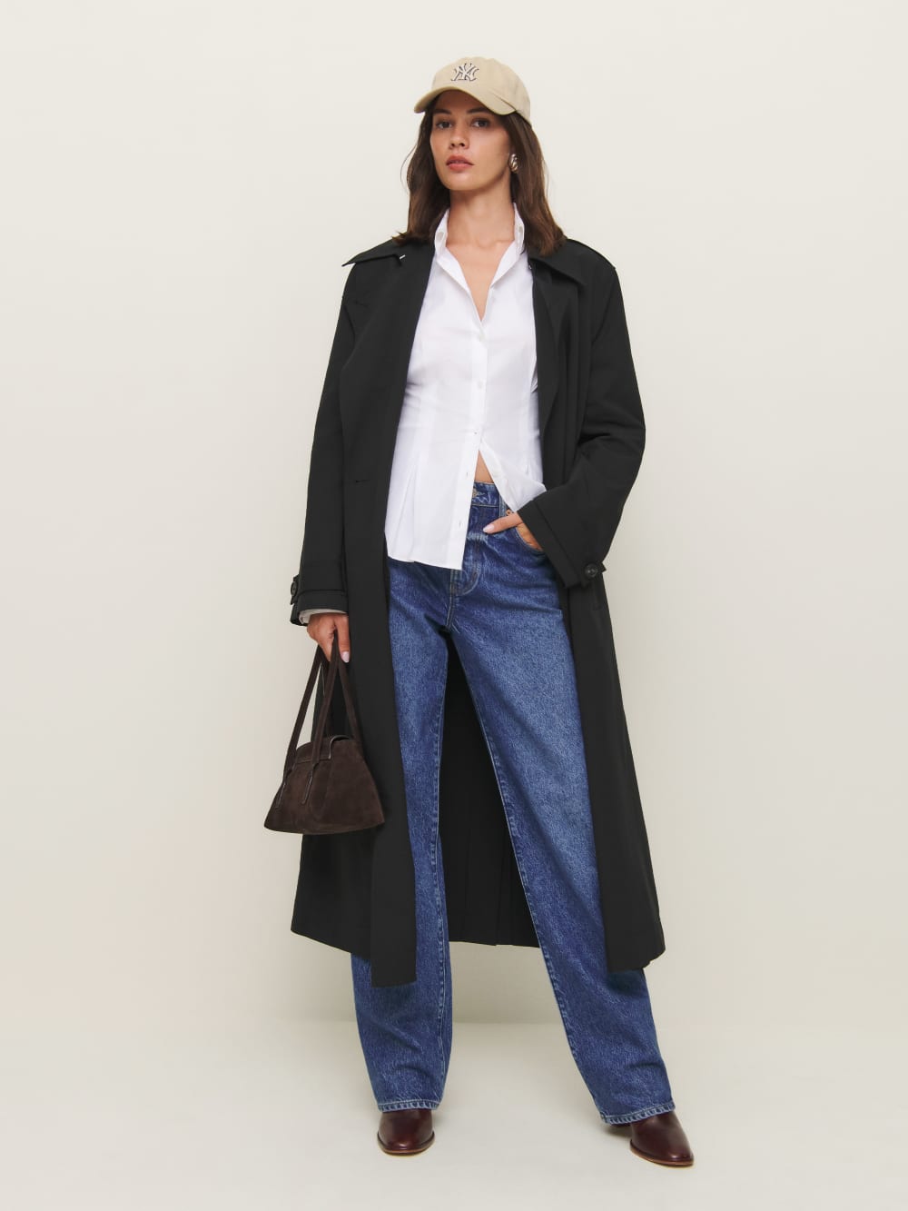 Reformation Becker Shirt - Bright White