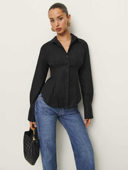 Reformation Becker Shirt - Black