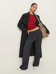 Reformation Petites Matteo Trench - Black