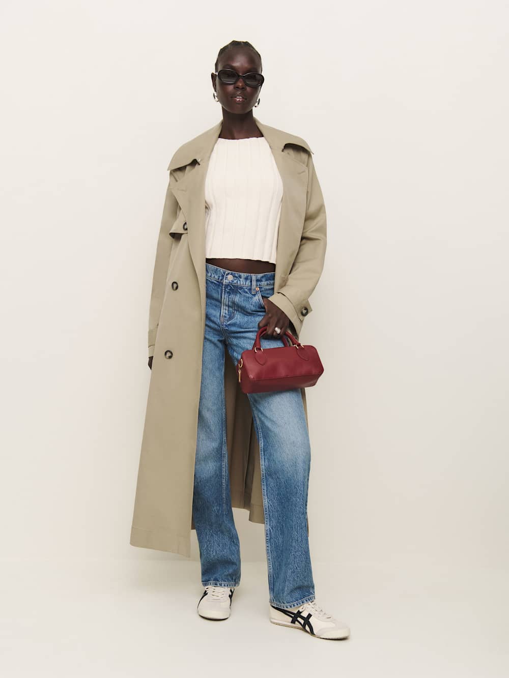Reformation Petites Matteo Trench - Khaki