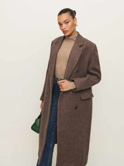 Reformation Petites Lucas Coat - Chestnut