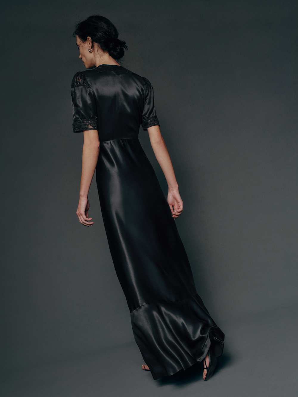 Reformation Charles Dress - Black