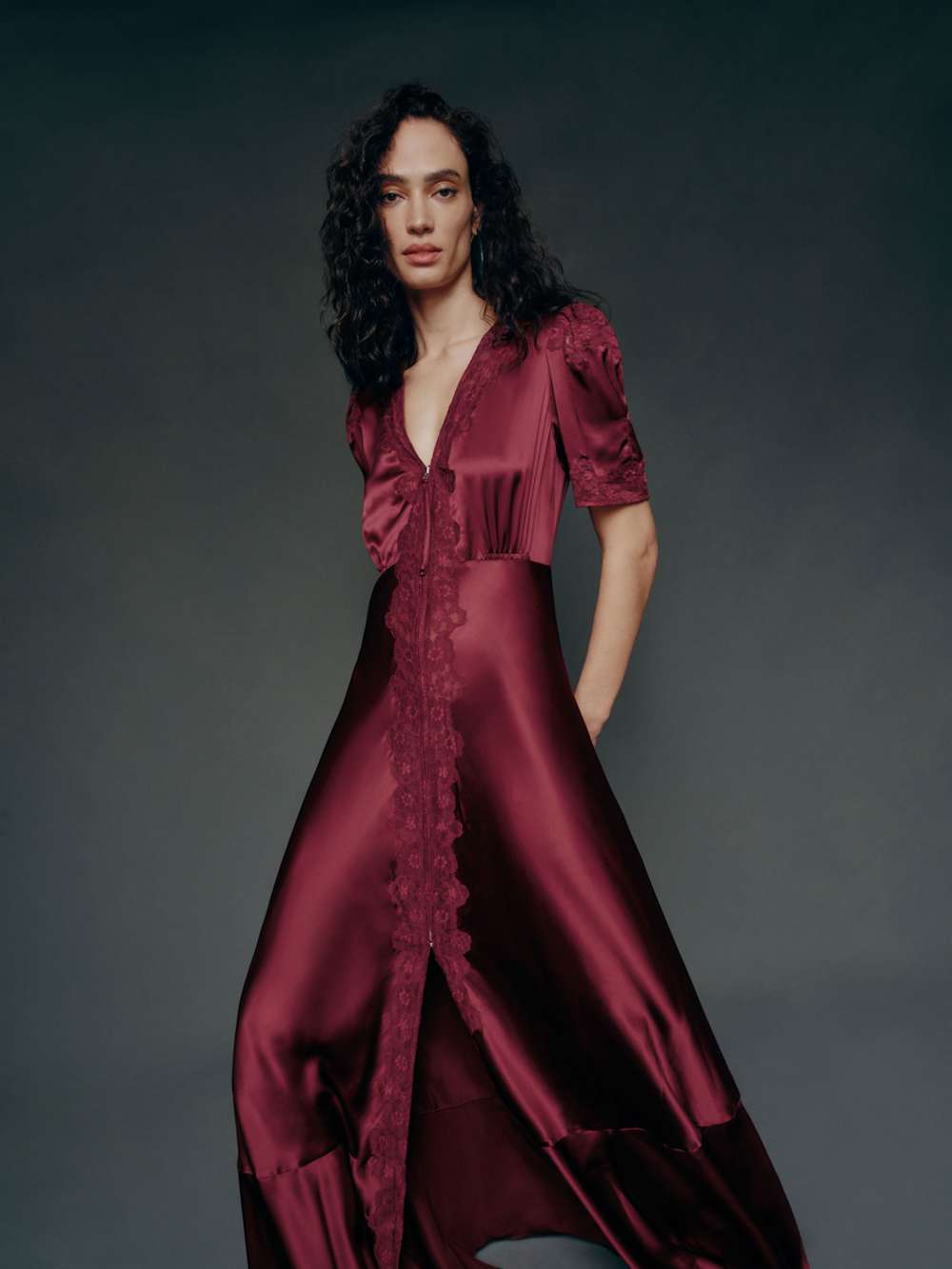 Reformation Charles Dress - Chianti