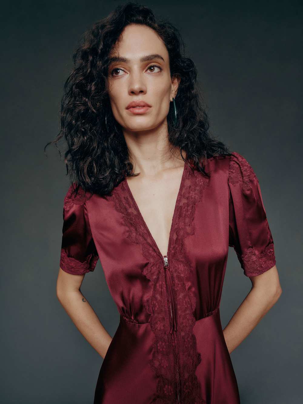 Reformation Charles Dress - Chianti
