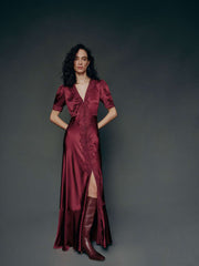 Reformation Charles Dress - Chianti