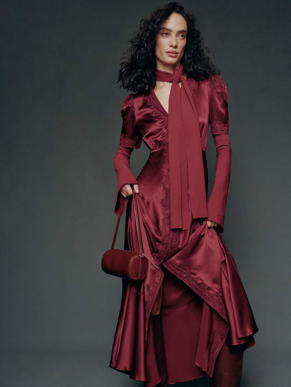 Reformation Charles Dress - Chianti