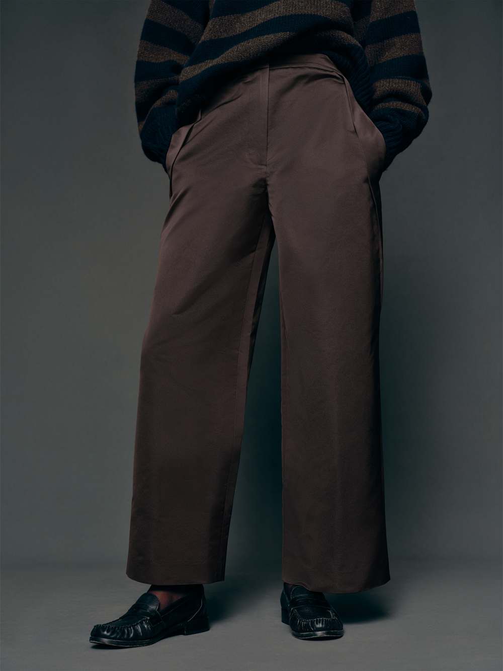 Reformation Jasper Pant - Chocolate Brown
