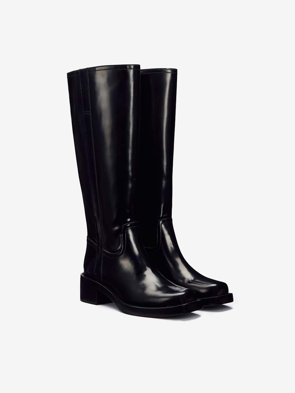 Reformation Frances Knee High Boot - Black
