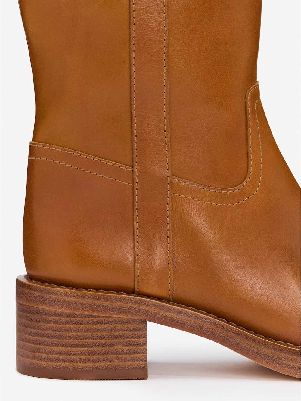 Reformation Frances Knee High Boot - Whiskey Leather