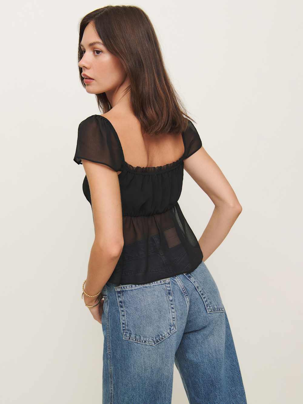 Reformation Lucelia Top - Black