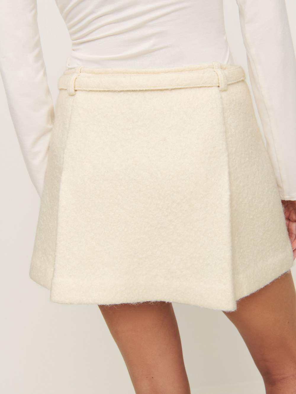 Reformation Rory Skirt - Cream