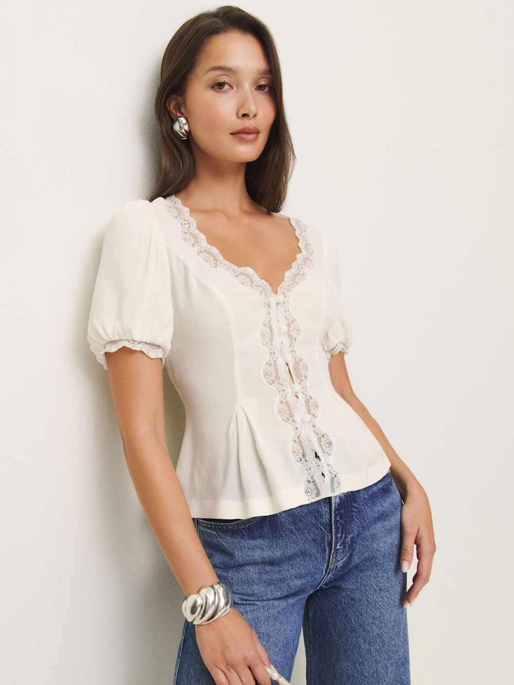 Reformation Minette Top - Gossamer