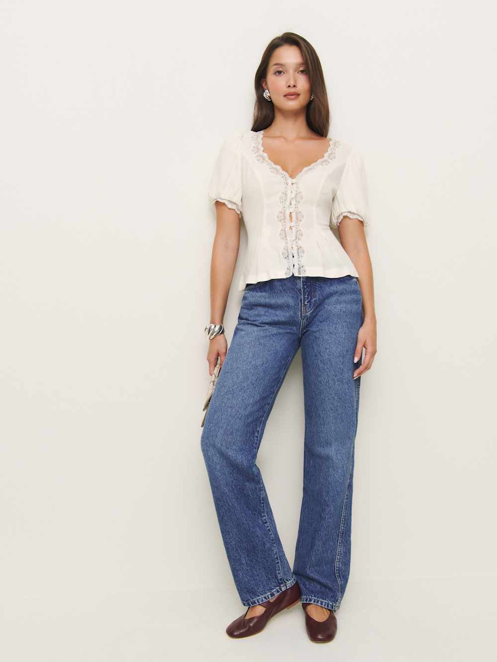 Reformation Minette Top - Gossamer