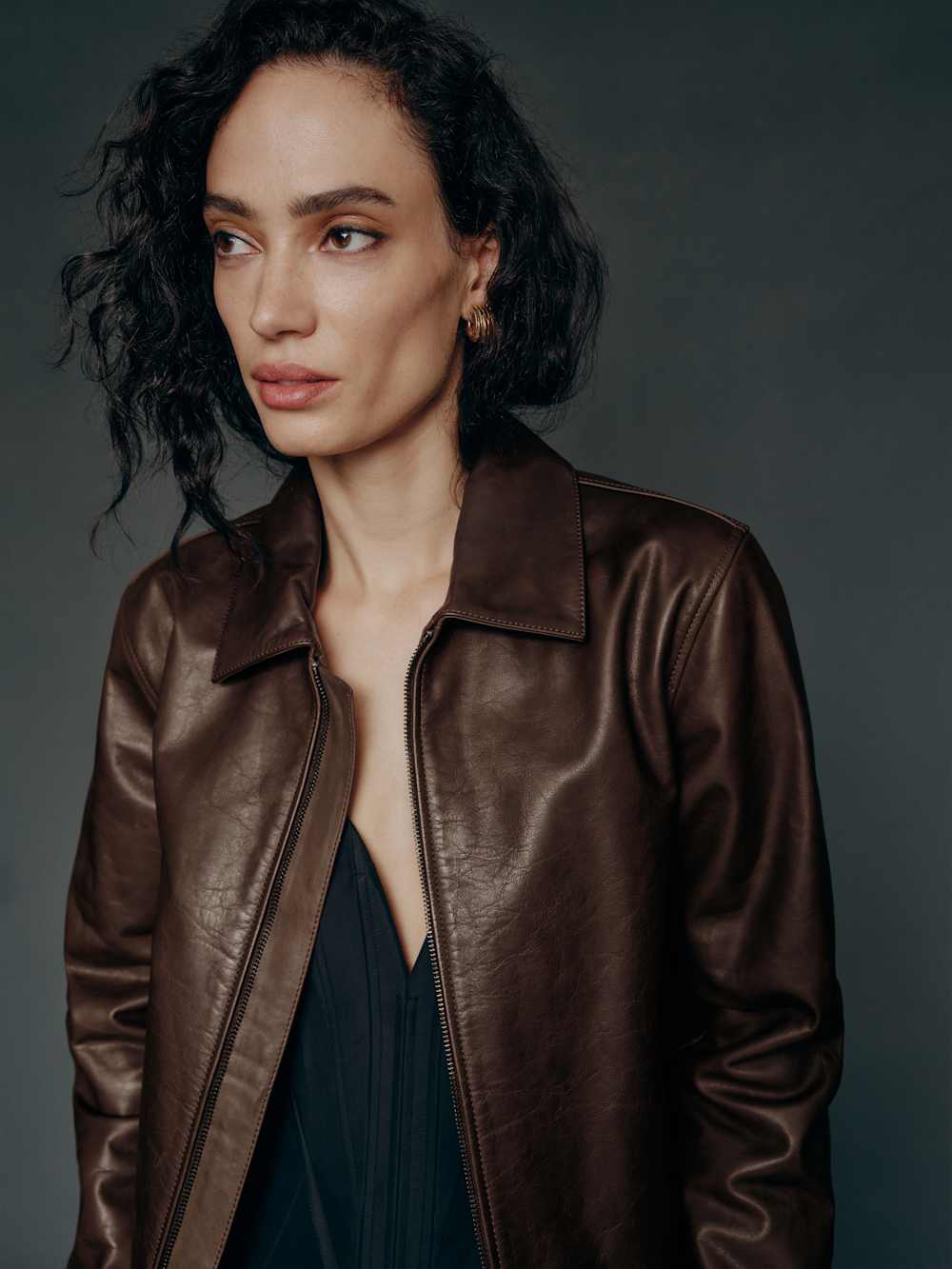 Reformation Veda Aimee Jacket - Brown