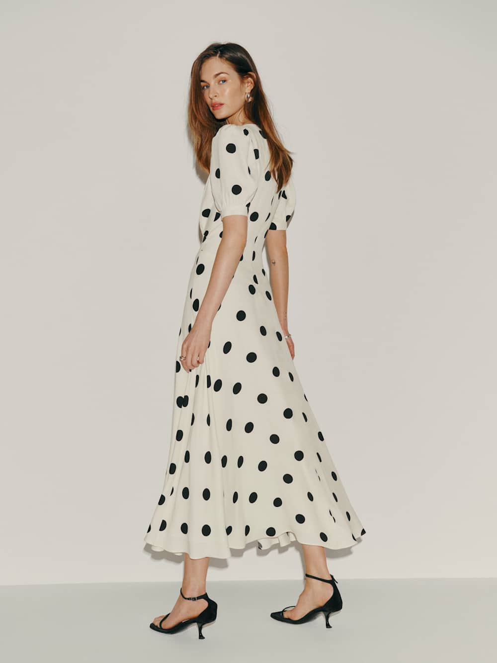 Reformation Naira Dress - Pluto Dot