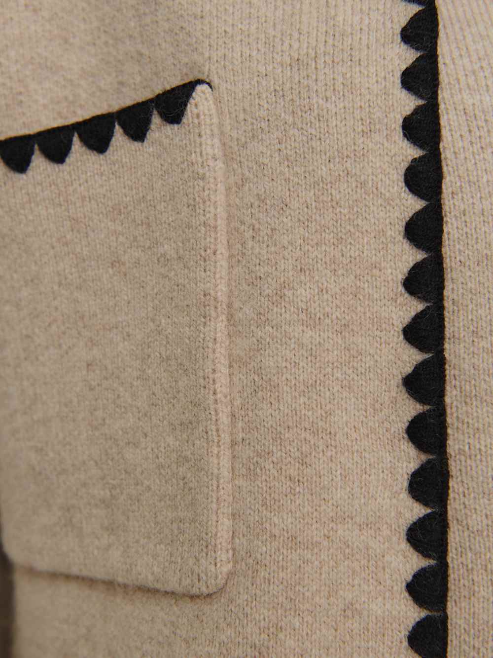 Reformation Isabelle Regenerative Wool Sweater Jacket - Linen
