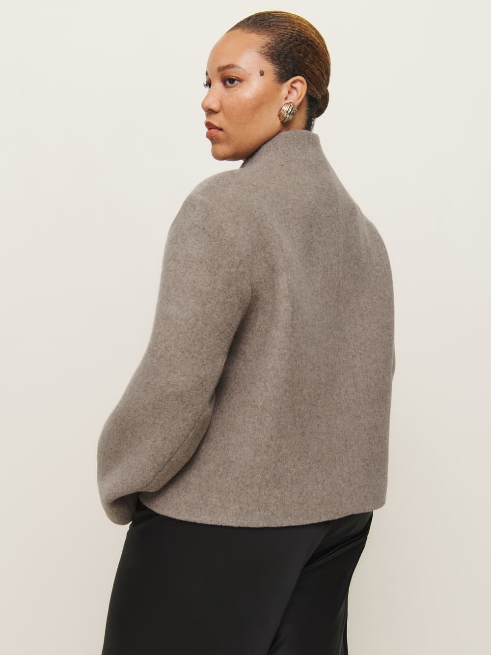Reformation Owen Jacket Es - Stone