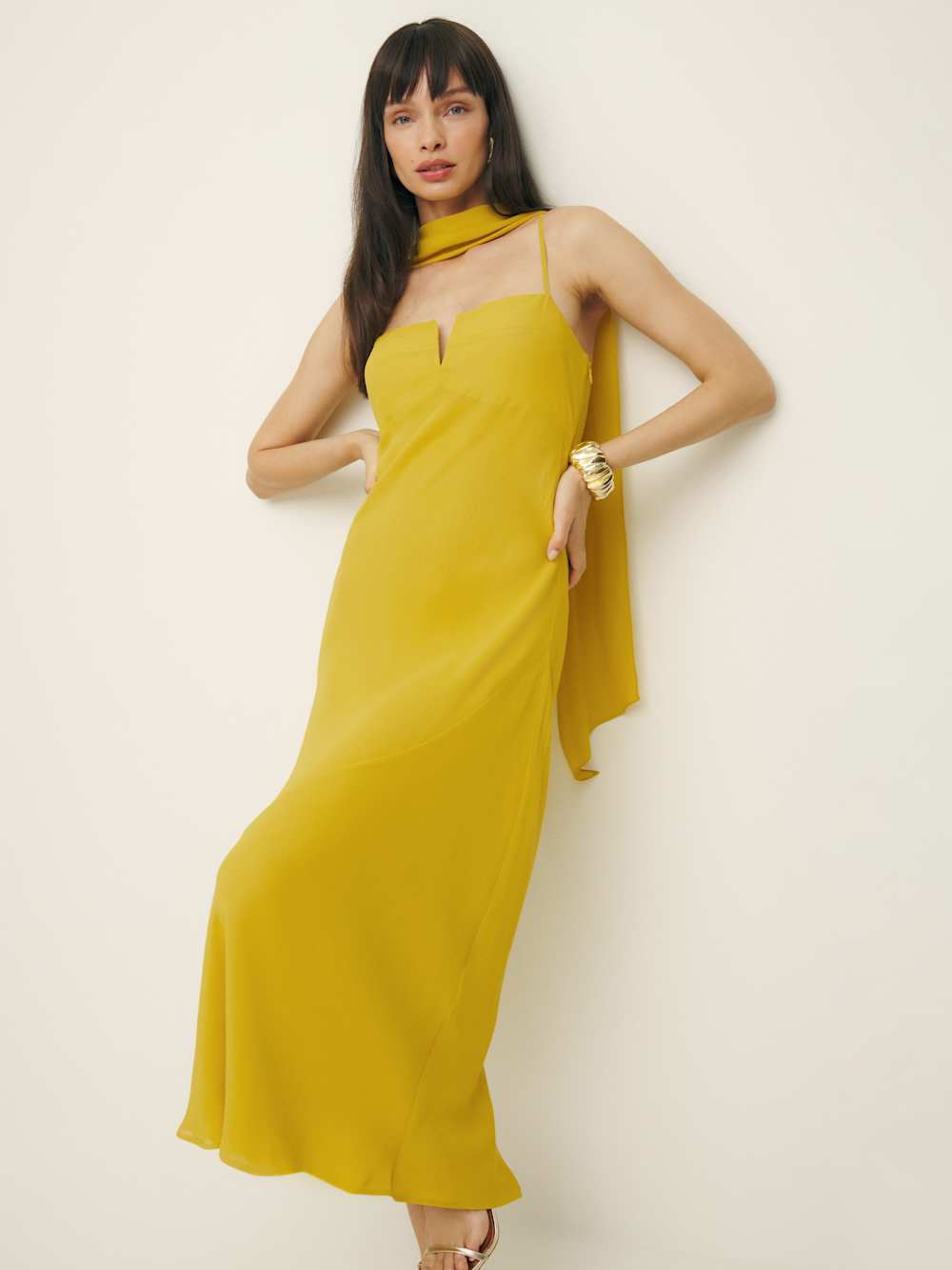 Reformation Jimmie Dress - Turmeric